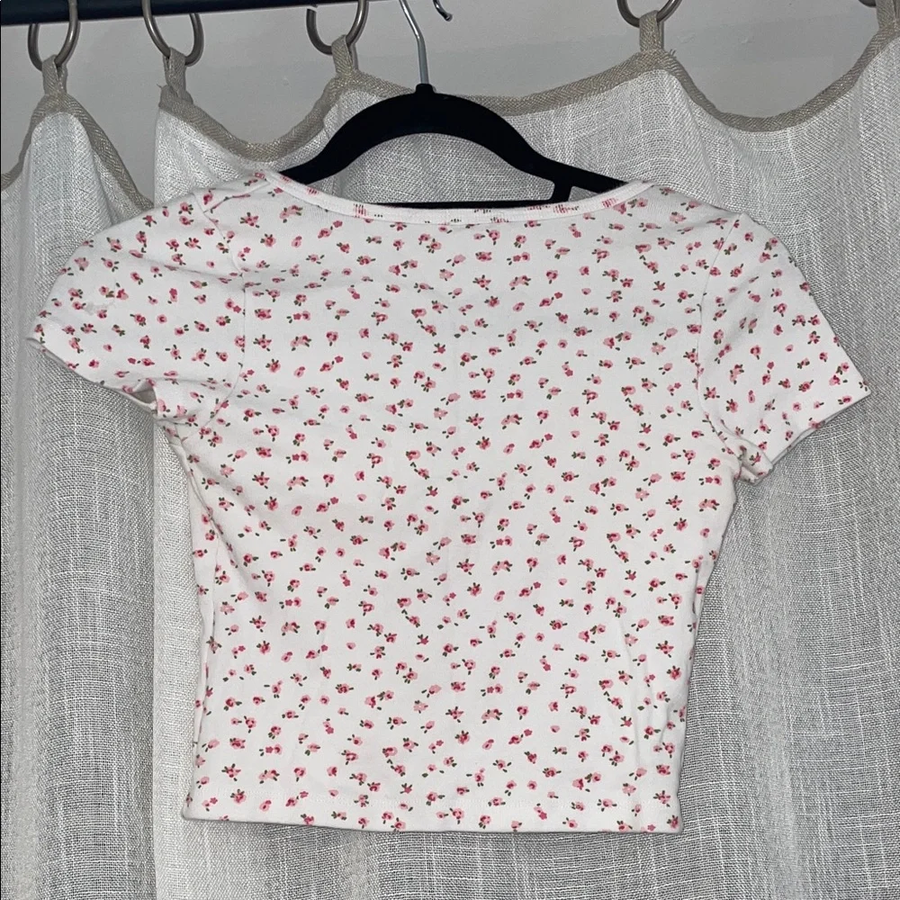Brandy Button-Up Crop Top - Picture 4 of 4